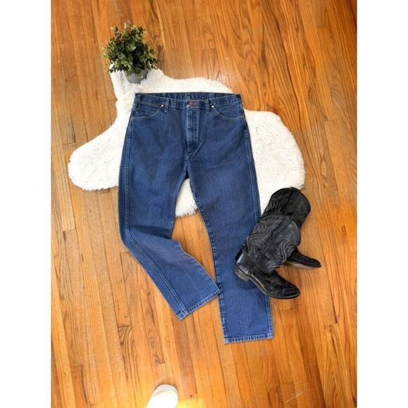 Wrangler Other - Wrangler Cowboy Cut Original Western Straight Jeans Size 38/32